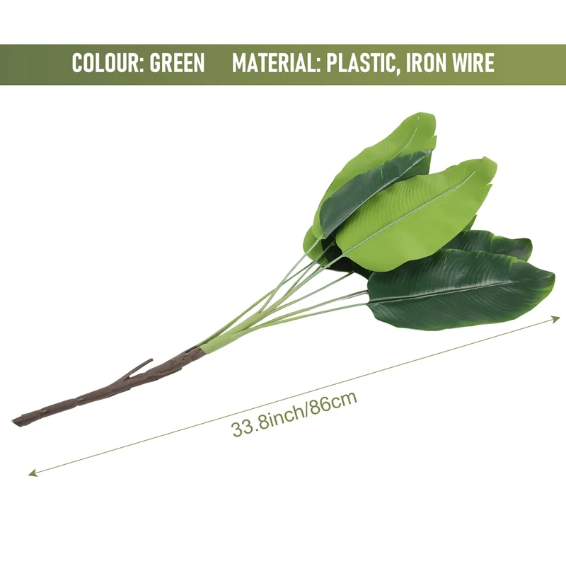 Искусственные растения тропические листья банановое дерево искусственный