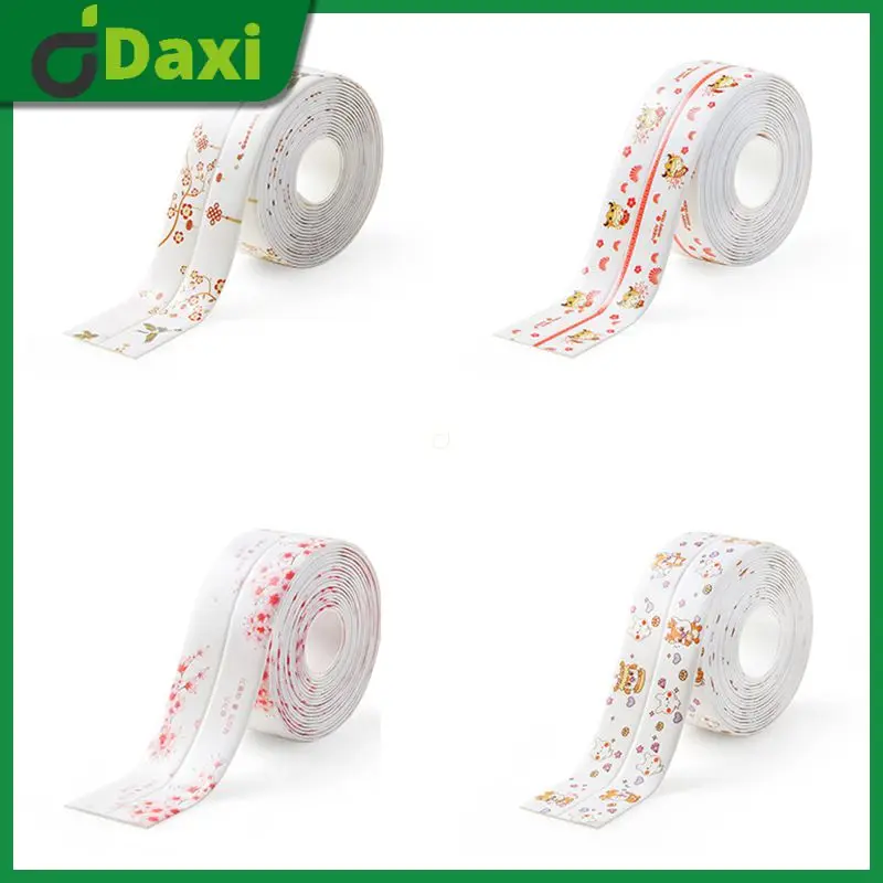 

Various Patterns Wall Corner Sticker Waterproof Practical Mildew Tape Sealing Tape Self Adhesive Kitchen Bathroom Accessories