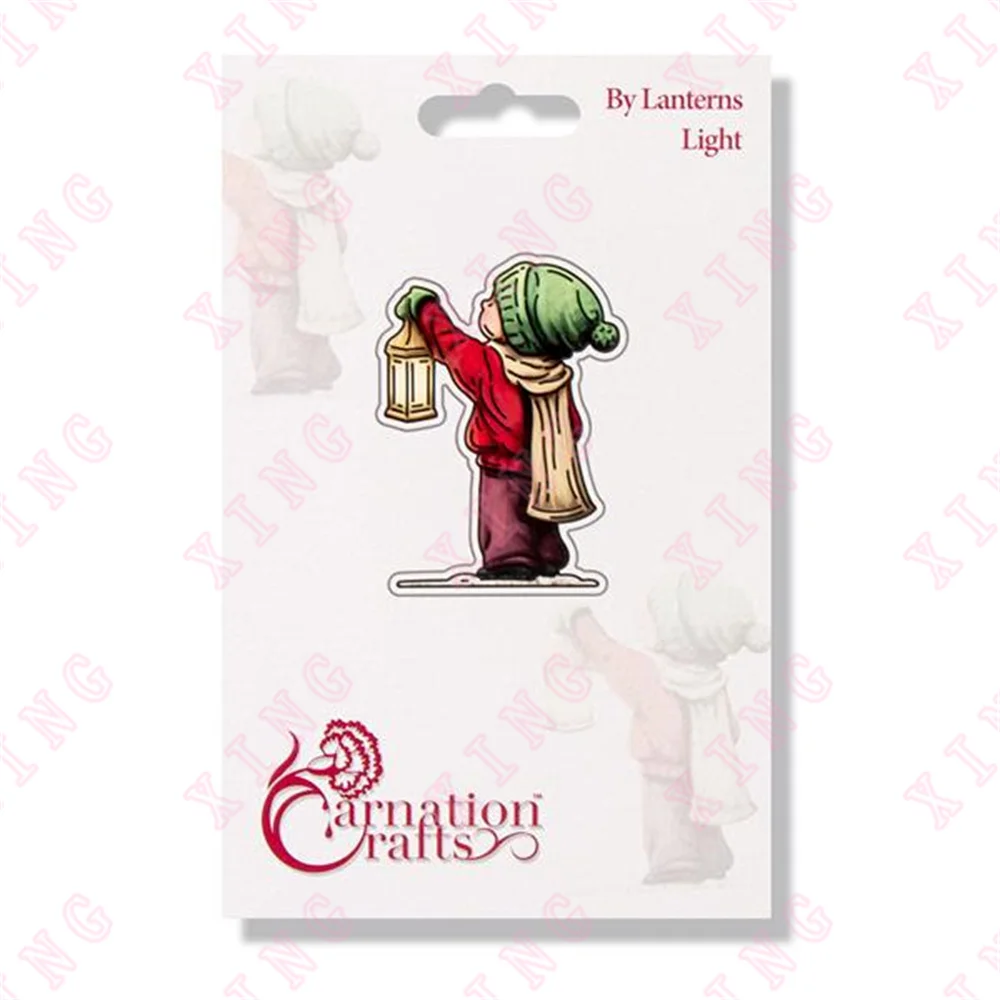 

Newest Christmas by Lanterns Light Metal Cutting Dies Set Scrapbook Diary Decoration Embossing Template Diy Handmade Craft Molds