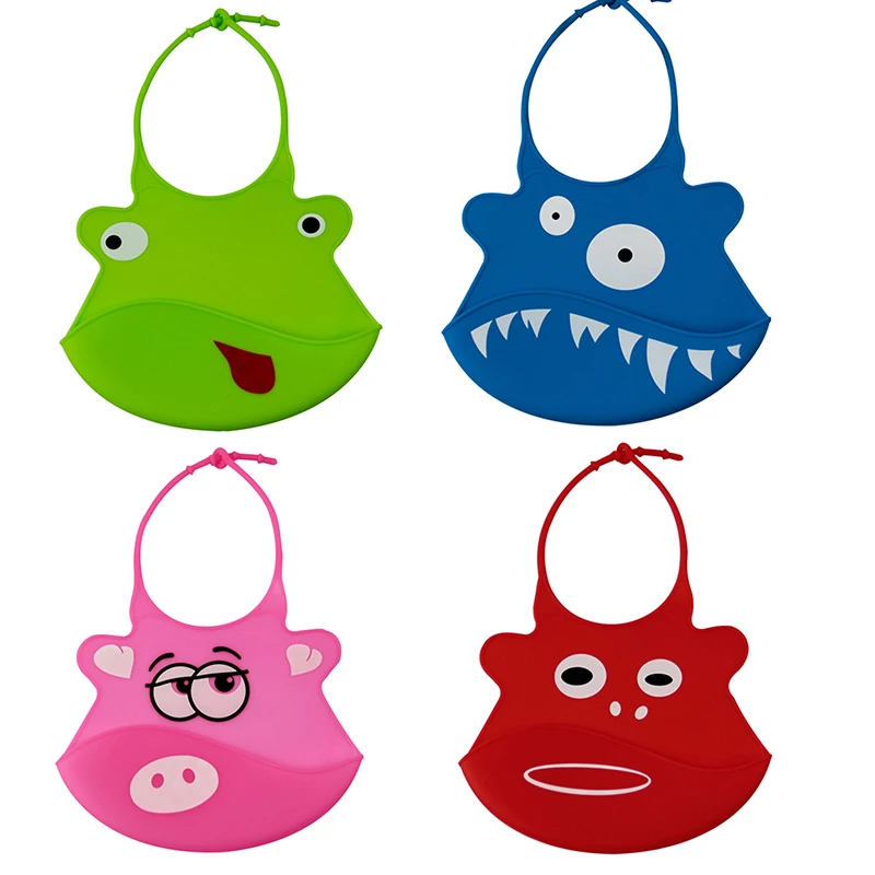 

Baby Organic Silicone Cute Baby Bibs Kid Infant Slabber Baby Baby Bibs Soft Silicone Bib Waterproof Saliva Dripping Bavoir