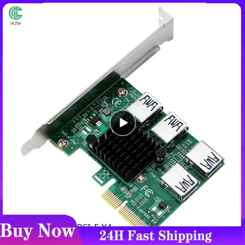 

Улучшенная карта удлинителя Pcie 1-4, с 1x на 4x 16x, Pci-e на Pci-e адаптер Usb 3,0, переходник Pcie, преобразователь 1 Turni-express