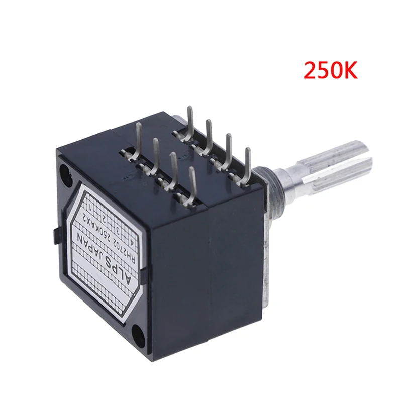 

1Pc potentiometer 250K log alps audio amp volume control pot stereo w loudness