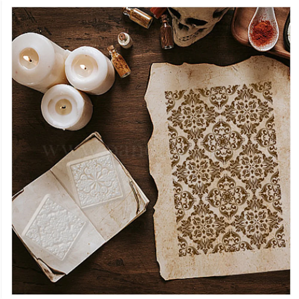 2024 новый шаблон мандалы прозрачная печать штамп сделай сам скрапбукинг альбом