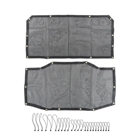 

Топ автомобиля УФ Солнцезащитная сетка солнцезащитный козырек для Jeep Wrangler JL 2018 2019 2020 2021 2022 фотоаксессуары