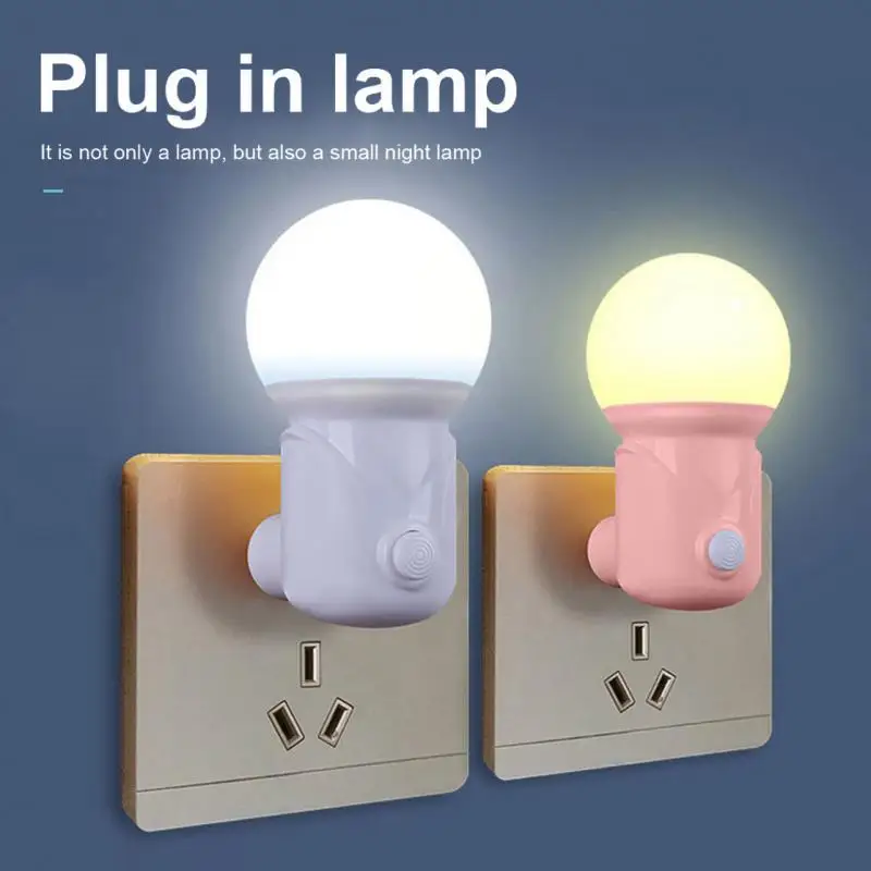 

LED Night Light Mini Light Lamp AC220V EU Plug Nightlight Lamp For Children Kids Living Room Hallway Bedroom Lighting