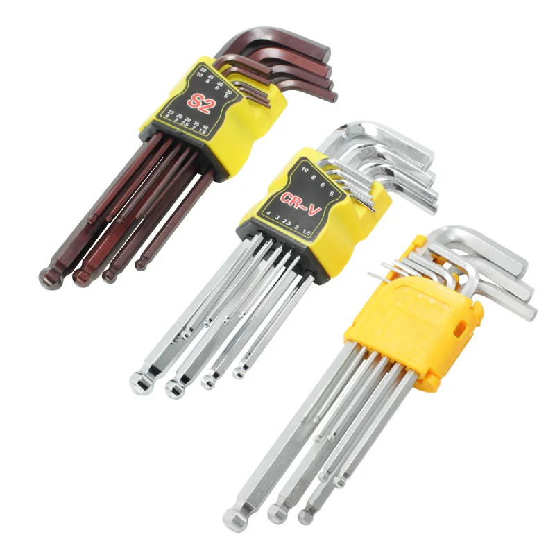 Шестигранный ключ с шаровой головкой античная бронза S2 зеркальный матовый CRV