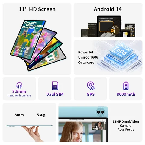 Планшет Teclast P50 11 дюймов Android 14