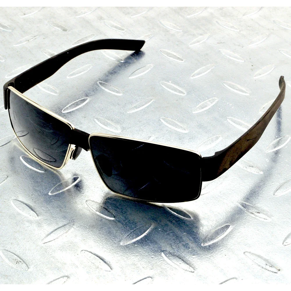 Спортивные удобные прямоугольные черные модные поляризационные солнцезащитные