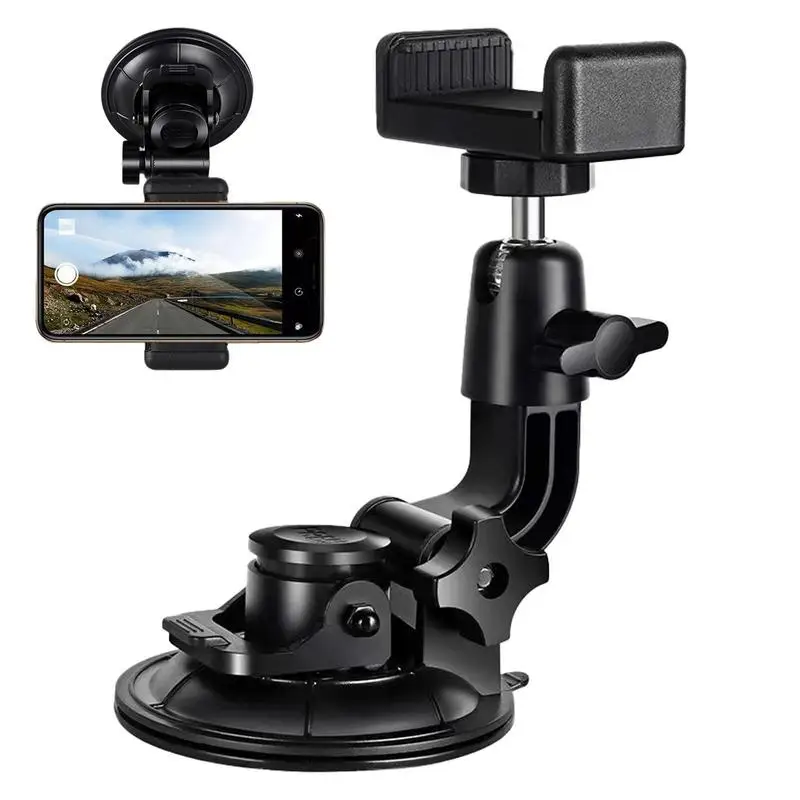 

Premium Car Suction Cup Phone Holder Anti Slip High Quality Windshield Mobile Mount Adjustable Secure Automotive Phone Holder