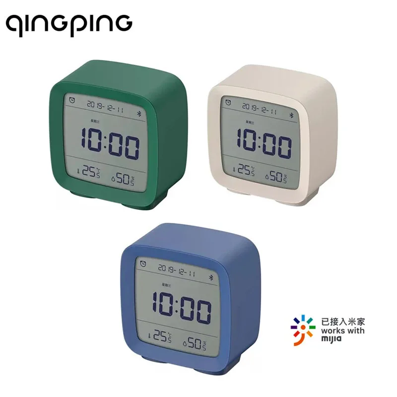 Qingping Smart Bluetooth Умный будильник с датчиком температуры и влажности
