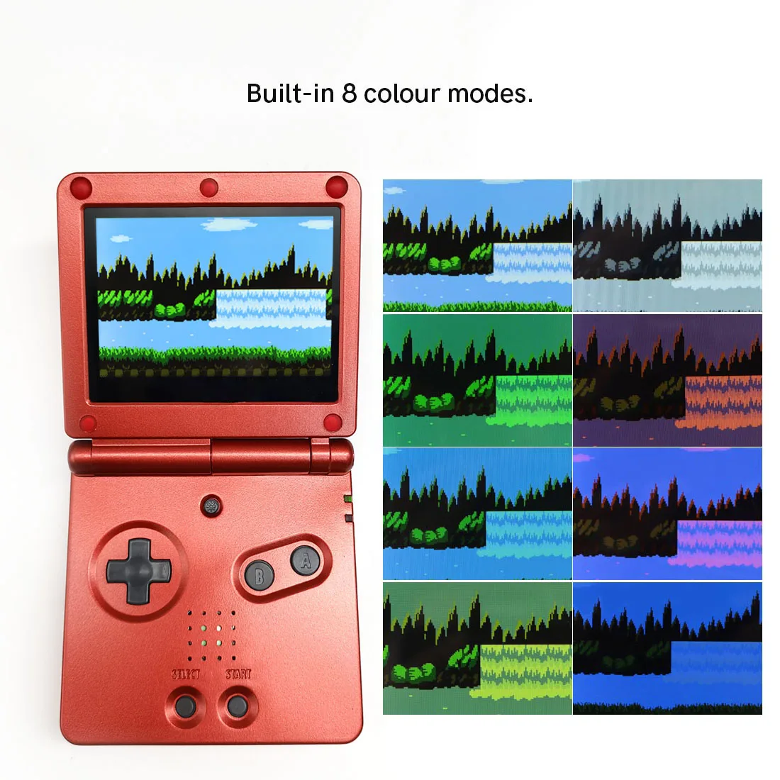 Фото Предварительно ламинированный IPS LCD-экран V5 для GBA SP, 3.0 дюйма, комплект для замены экрана, простая установка. №3