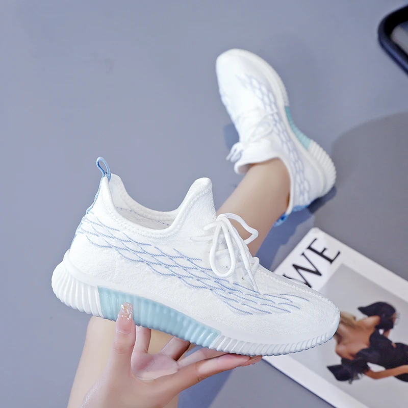 

Женские дизайнерские Роскошные теннисные брендовые кроссовки для бега рыбные весы для отдыха Летающая плетеная платформа белые кроссовки ...