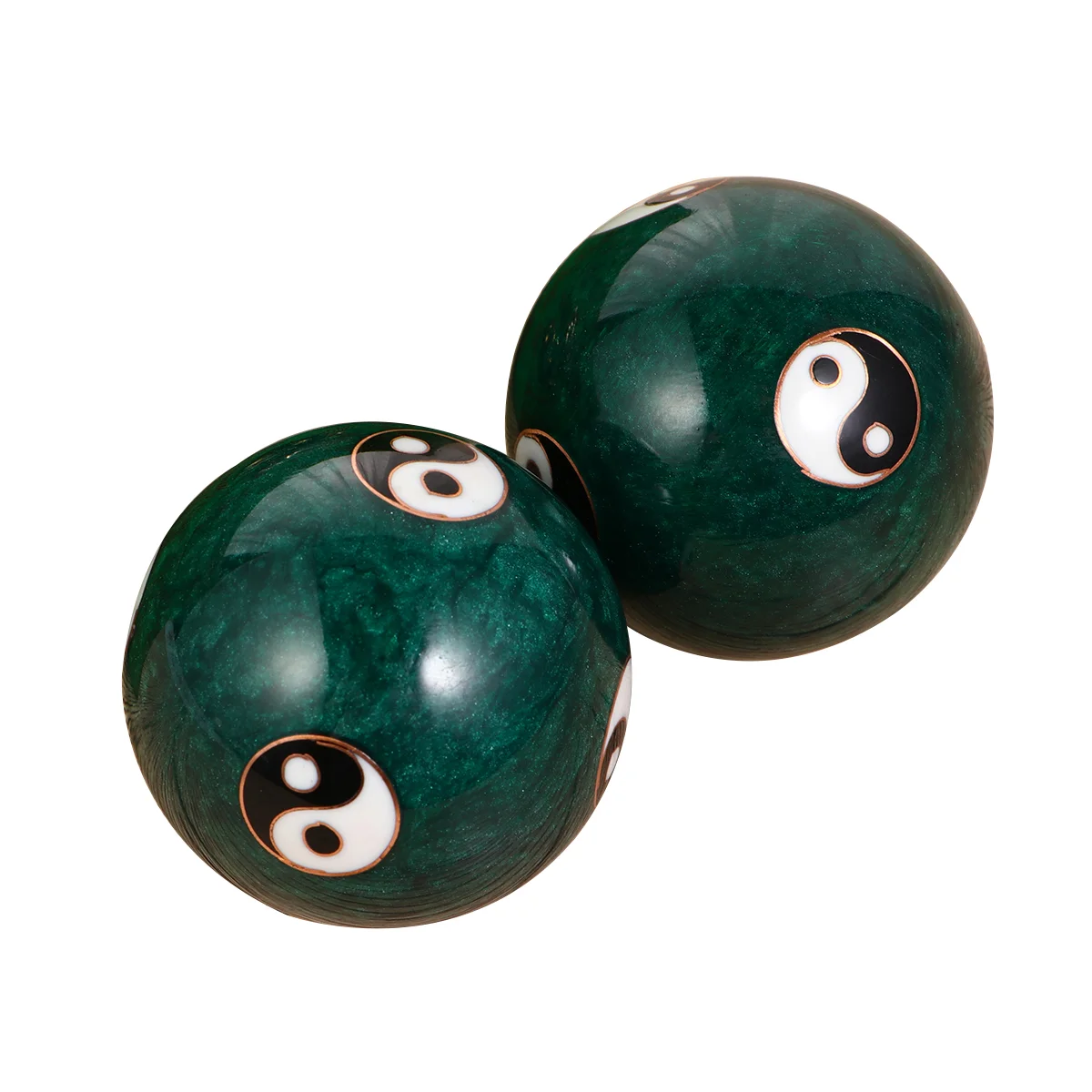 1 пара 47 мм курантов массажные шарики для рук китайский узор тай-чи снятие стресса