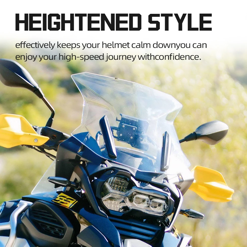 Фото Лобовое стекло мотоцикла R1250GS 2024, 48 см, подходит для BMW R1200GS GS 1250 LC ADV 2013-2023 R 1200GS, дефлектор ветра, пластик PMMA №4