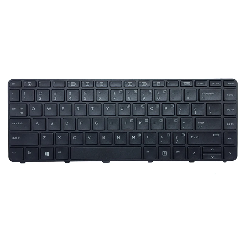 Yeni ABD dizüstü klavye HP Probook 430 G3 430 G4 440 G3 440 G4 445 G3 640 G2 645 arkadan aydınlatmalı çerçeve ile işaretsiz