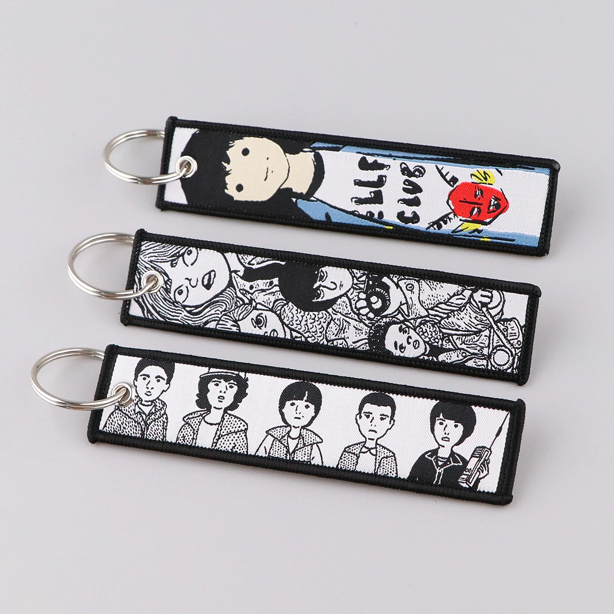 

Eddie Munson Hellfire Club Key Tag Keychains for Car Motorcycles Stranger Things Keys Holder Keyring Fashion Accessories 1 Pcs