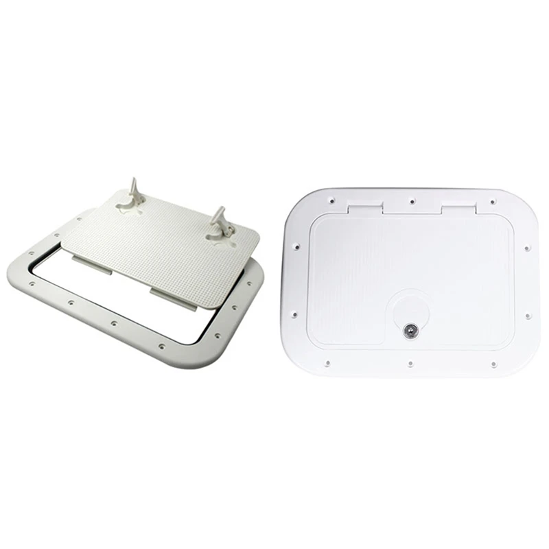 

1 Pcs 425-315Mm Boat Hatch ABS Marine Access/Deck Hatch & 1 Set Boat Inspection Hatch / Kayak / Yacht Accessories