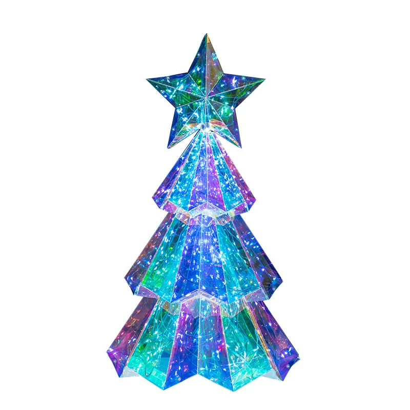 

Illusion Christmas Tree Christmas Handmade Gifts Party Decoration Modeling Lights Room Decoration Night Lights Ornaments