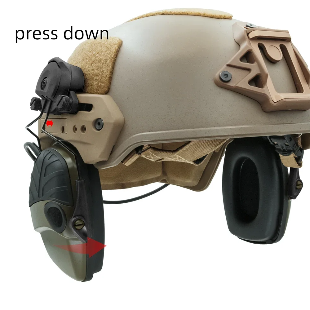 Аксессуары для тактических гарнитур Wendy Helmet Rail Серия EXFIL Адаптер ударных видов