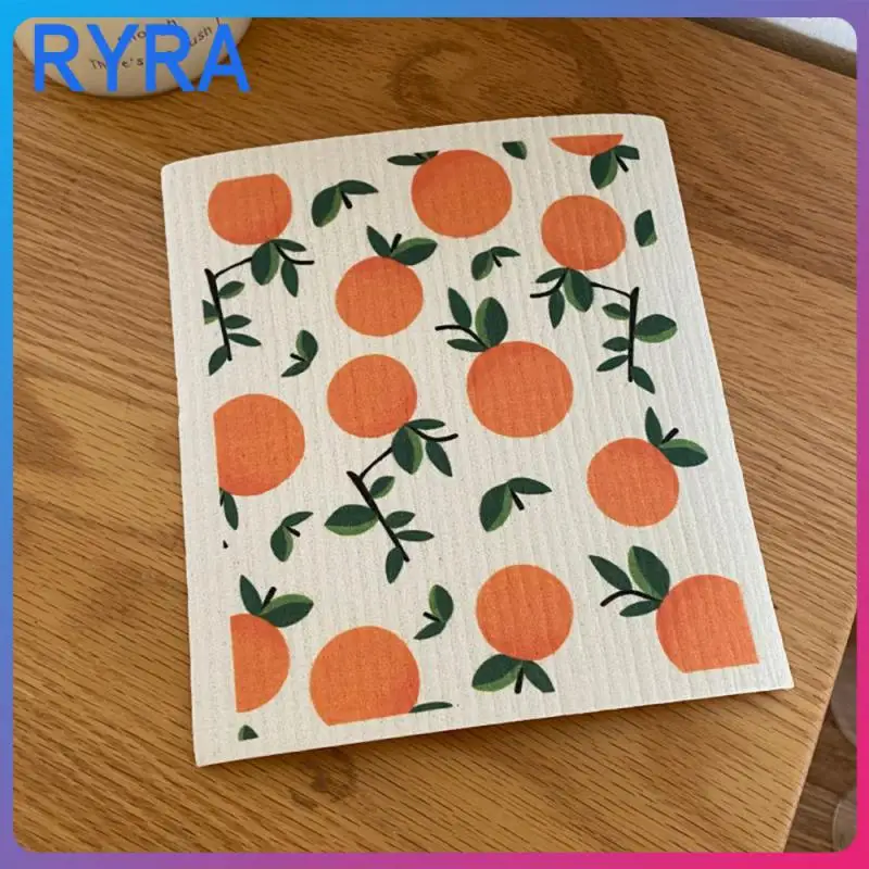 

Household Sponge Wipe Dishwashing Cloth Creative Portable Soft Dishcloth Kitchen Tools Oil Absorbing Cleaning Supplies