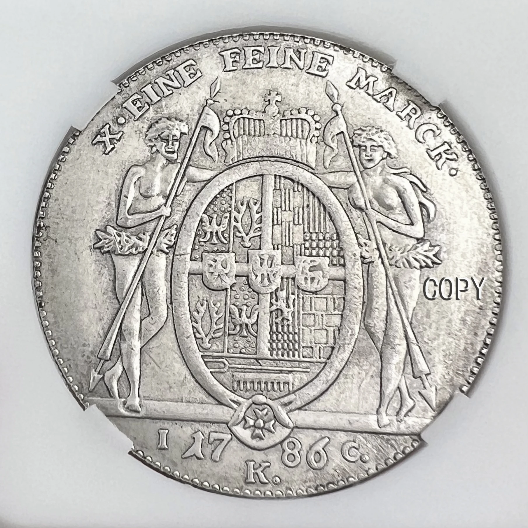 Ретро и ностальгический набор монет немецкой королевы саксонии из 8 предметов