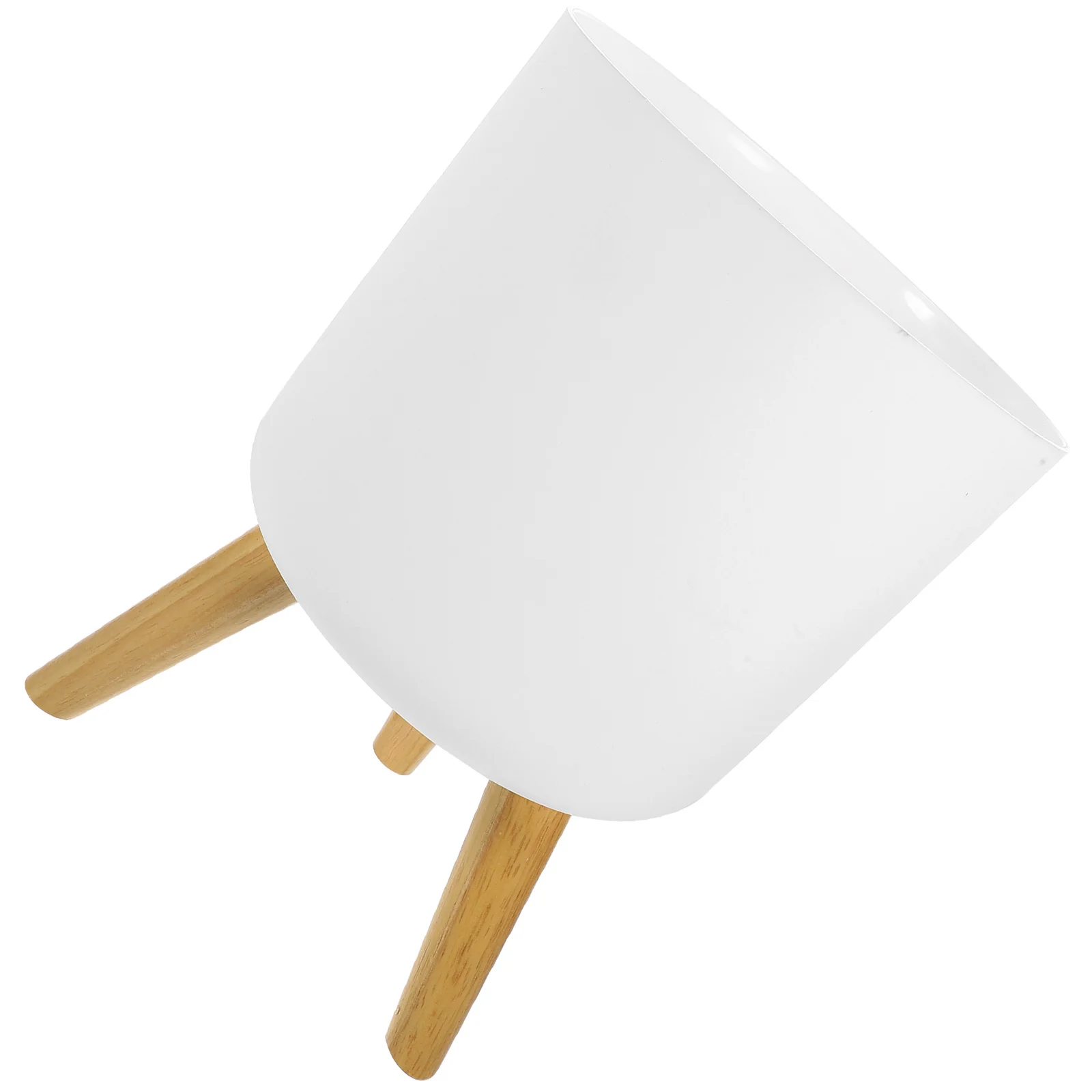 Цветочные горшки из ротанга современный домашний сад с деревянной ножкой