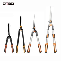new telescopic long length scissor hedge anvil shear anti slip grip garden pruning hand tool ratchet cut tree branc