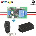 DIY выключатель света 220 В 10 а выключатель 433 МГц беспроводной пульт дистанционного управления релейный модуль передатчик для вентилятора светодиодный настенный выключатель домашний электрический