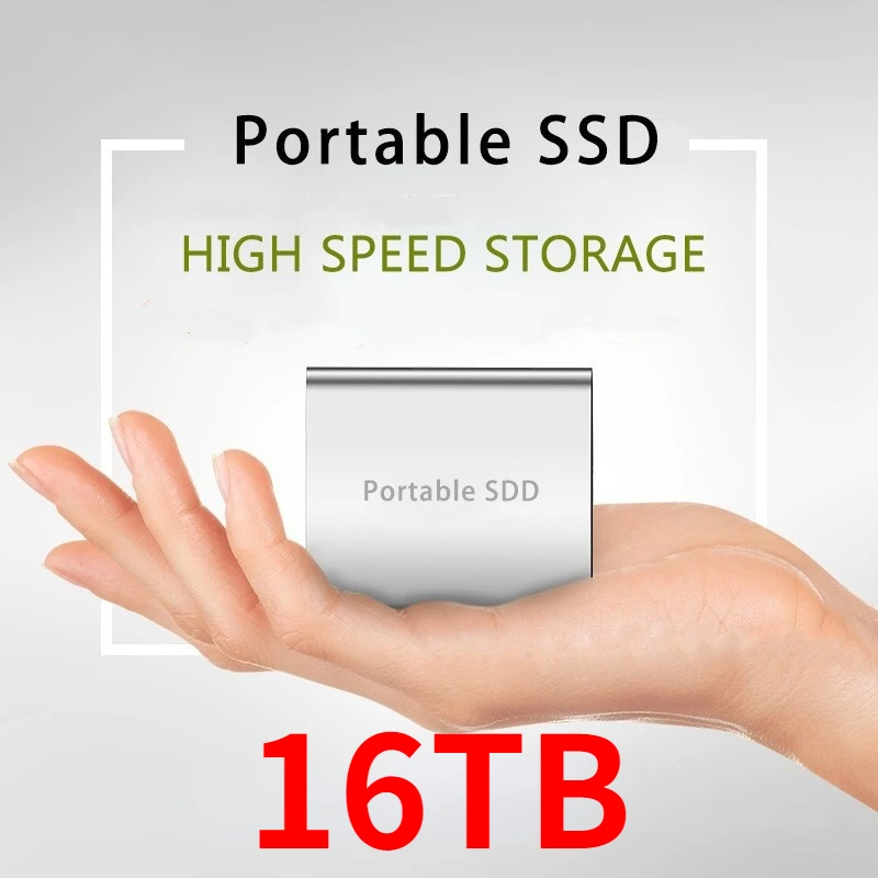 

Внешний жесткий диск USB 3,1 на 8 ТБ, Портативный высокоскоростной жесткий диск для настольного ПК, мобильного ноутбука, компьютера, карта памя...