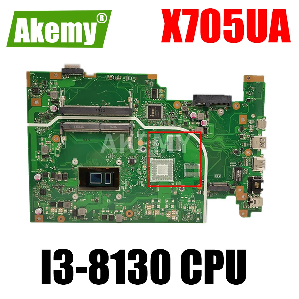 

Материнская плата I3-8130 для ноутбука ASUS Vivobook 17 X705UQ x705пароль