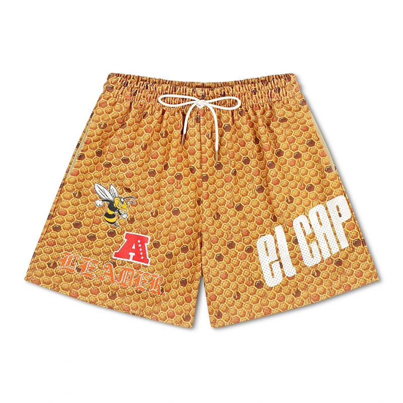 

EL CAPITAN Basic Mesh Shorts Men/Women LEADER Graphic Shorts 2022 Men's Summer Fitness Short Pants Basketball Gym Workout Shorts