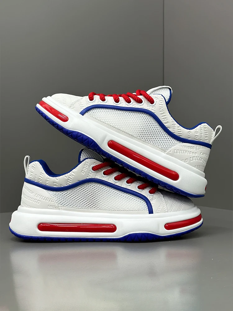 Men's Shoes 2024 New Summer Mesh Breathable Sports Board Versatile Casual Thick Sole Height Increasing White Shoe... |