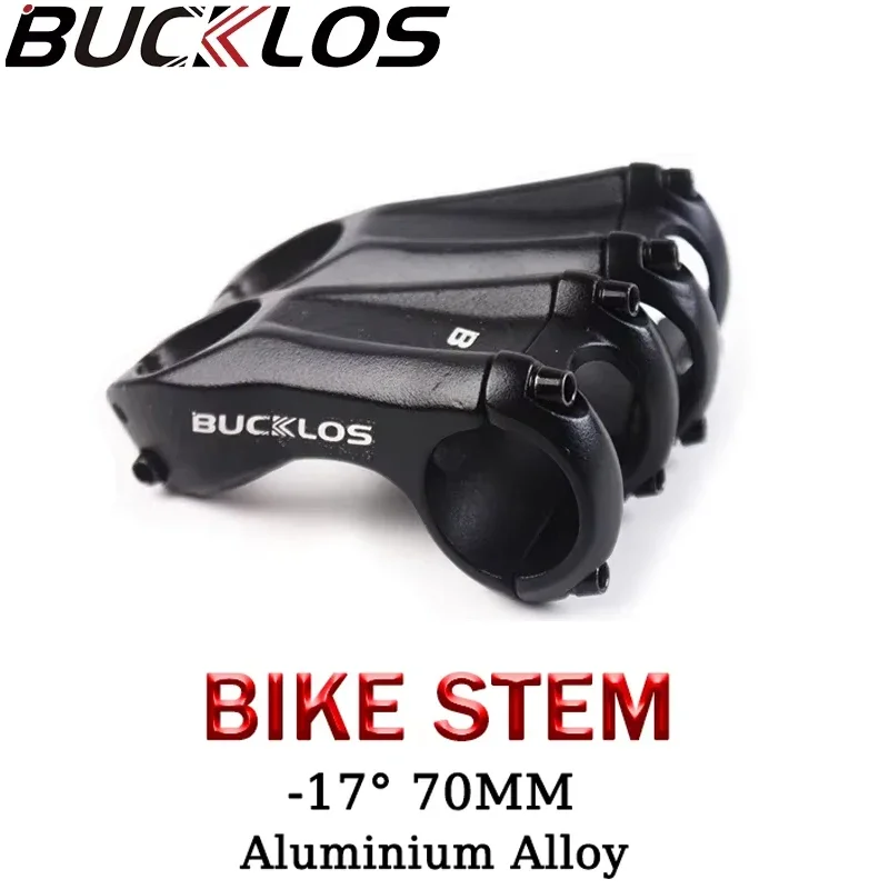 Вынос велосипеда BUCKLOS -17 градусов 70 мм вынос руля 31 8 алюминиевый сплав