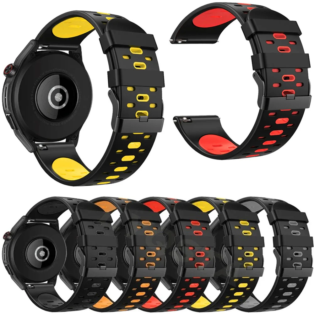 

For 22mm Silicone Strap For Huawei Watch GT 2/ GT3 /Active 46mm Sport Strap Bracelet For Samsung Galaxy Watch 5/4 44 40mm Strap