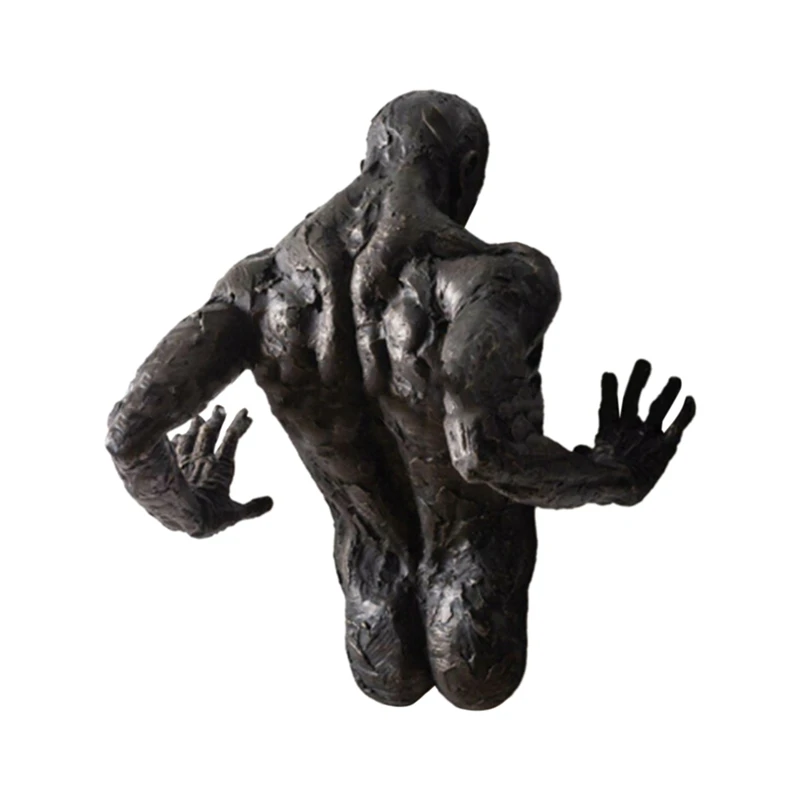 Абстрактные скульптуры 3D настенная фигурка украшение для дома настенные плакаты