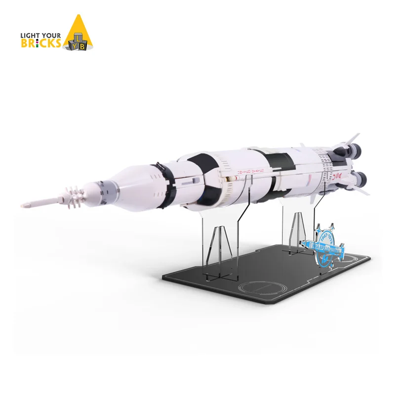 

Acrylic Display Stand for 21309 Saturn V Launch Vehicle Building Blocks Model DIY Toys Set (Not include the model)