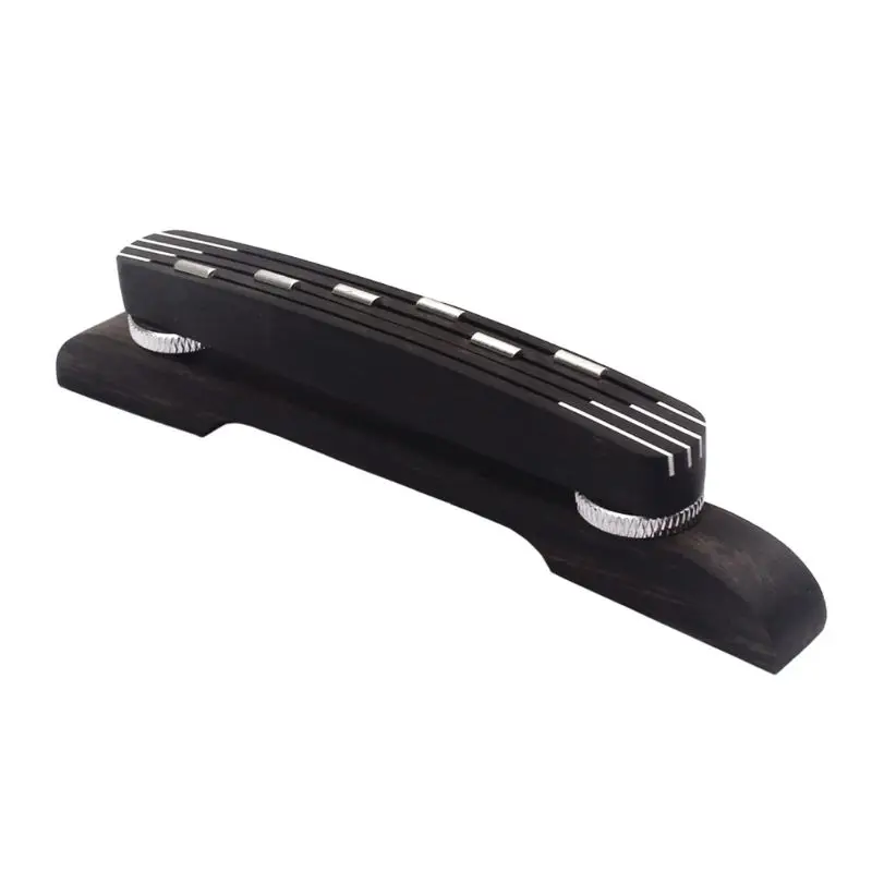 

F1FD Ebony Bridge Adjustable Height for Jazz Guitar Parts Tool