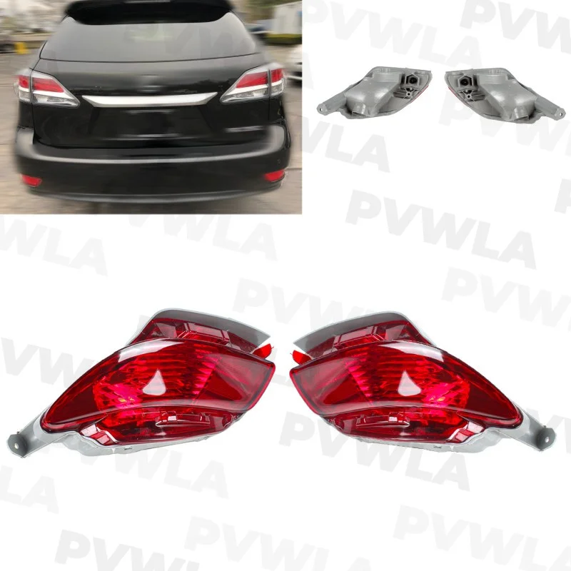 Для Lexus RX270 RX350 2010-2015 RX450H 2009-2015 пара левого и правого заднего бампера рефлектора Φ