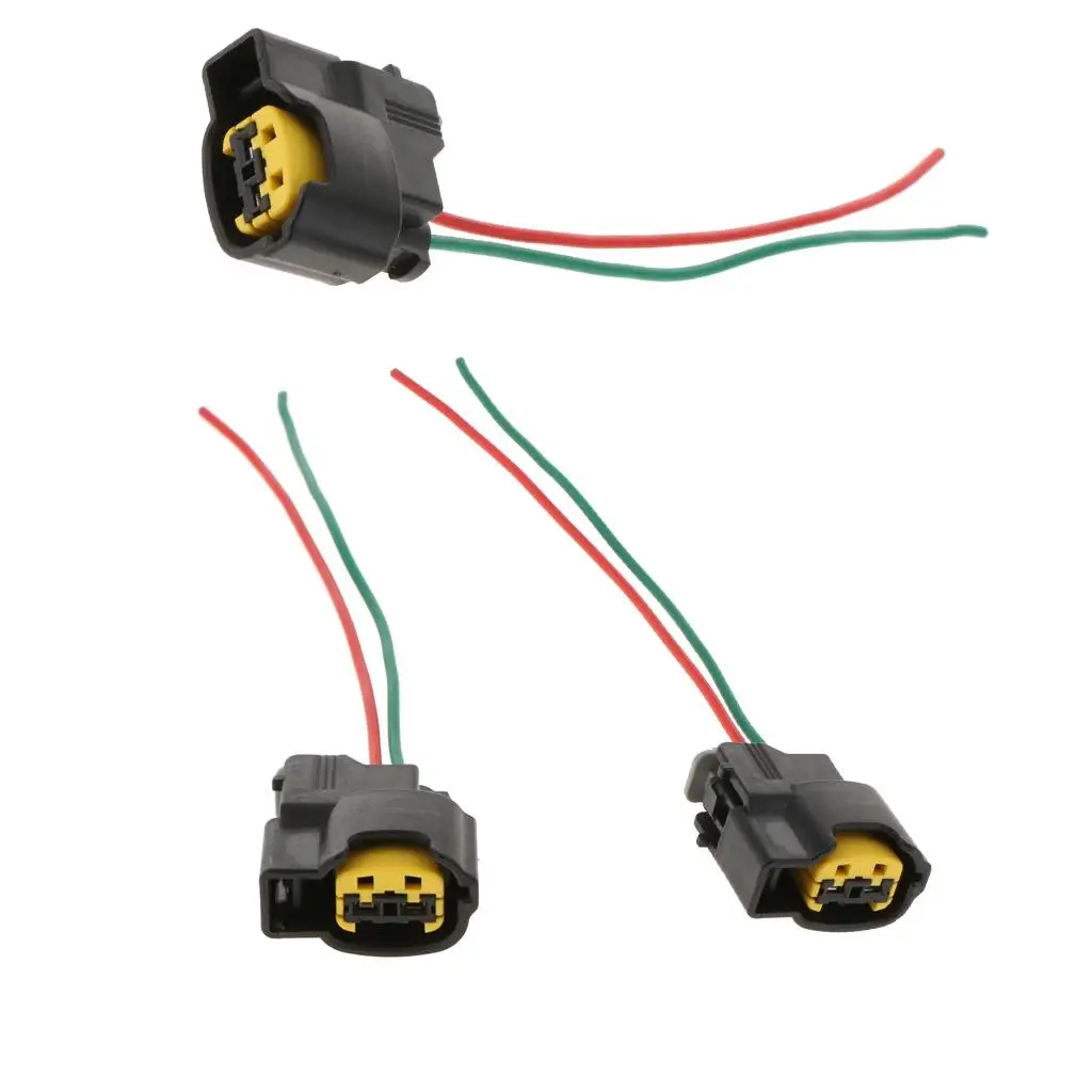 

3pcs Ignition Coil Connector Repair Kit Harness Wiring Plug 2 Way