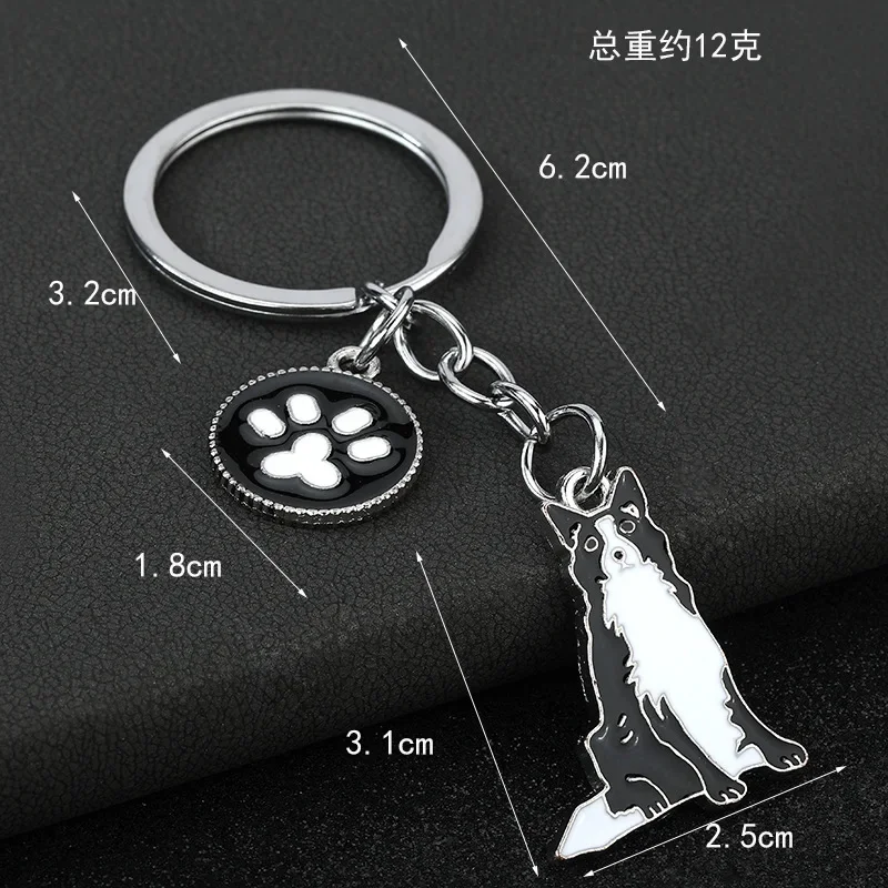 Модный брелок из сплава для французского бульдога мопса собаки милый домашних
