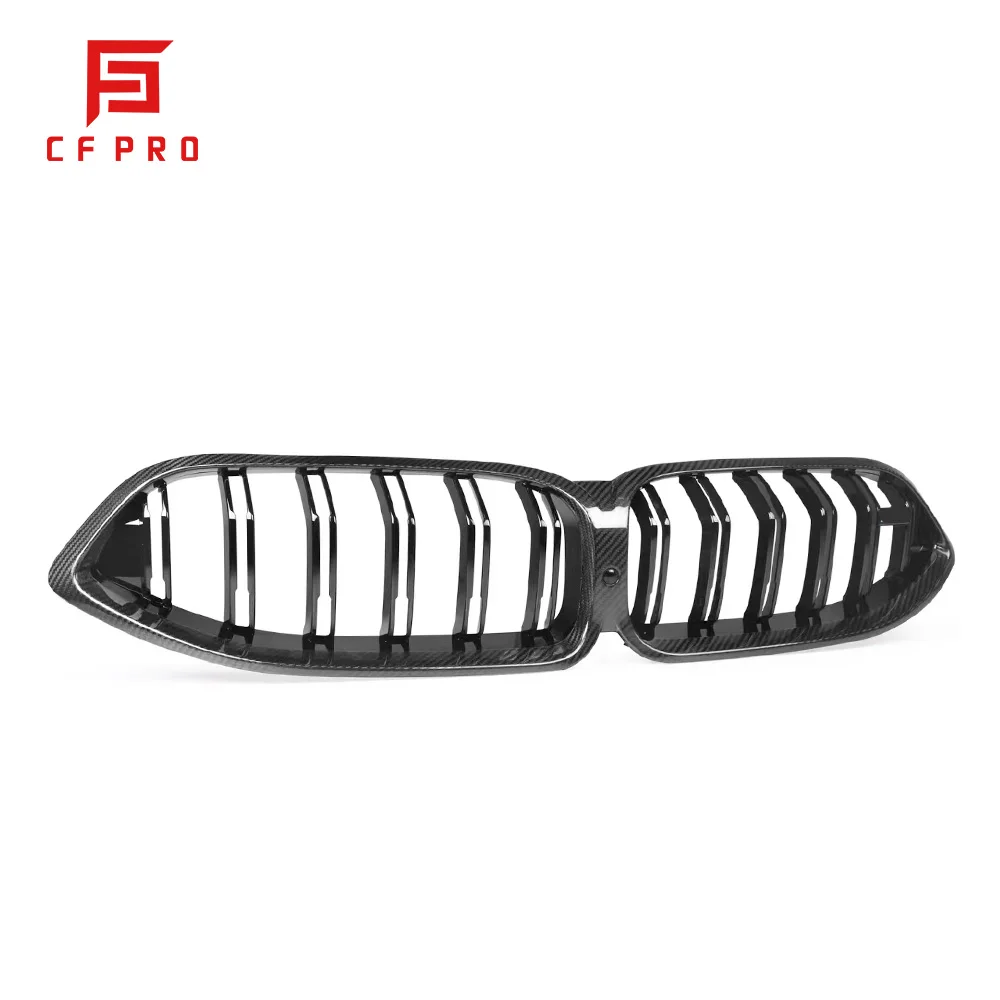 V-образный передний бампер из сухого углеродного волокна воздухозаборник