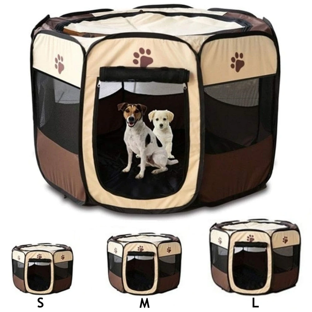 

S/M/L Cat Delivery Room Detachable Summer Pet Tent Outdoor Dog Bed Folding Dog Fance Cat Nest Dog Enclosure Cage for Cats Dogs