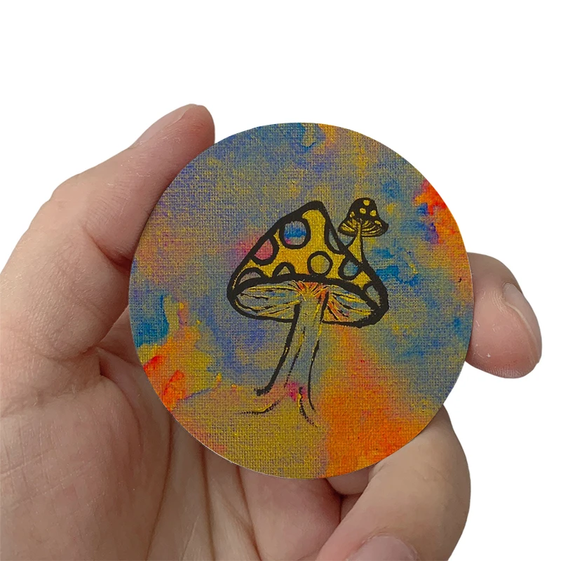 

Shrooms mushroom Cute DIY Patches Clothes Hats Jackets Patch Stickers Iron On Patches thermoadhesive Leather Decoration Stickers