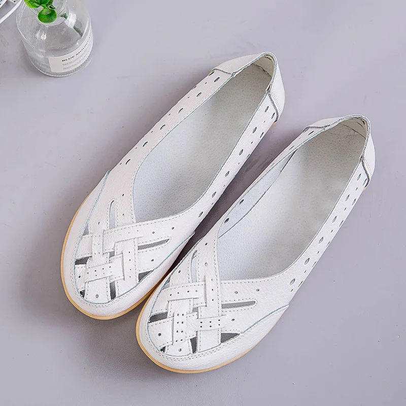 

Casual and Comfortable Women's Shoes 2022 Summer Fashion Hollow Toe Cap Women's Shoes Massage Non-slip Large Size Women's Shoes