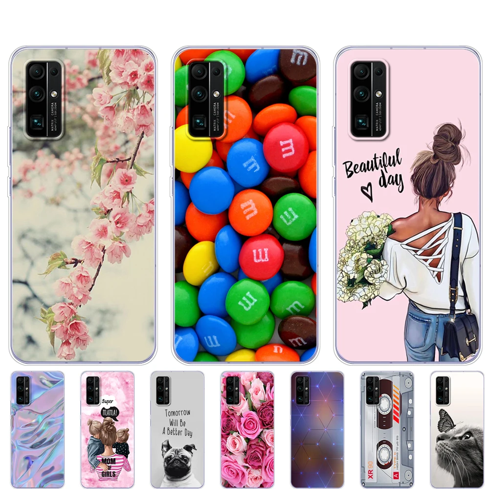 

For HONOR 30 Cases Etui Soft Silicon TPU Back On Huawei Honor 30 Pro Phone Covers Honor30 Pro Plus 30 premium EBG-AN10 Bumper