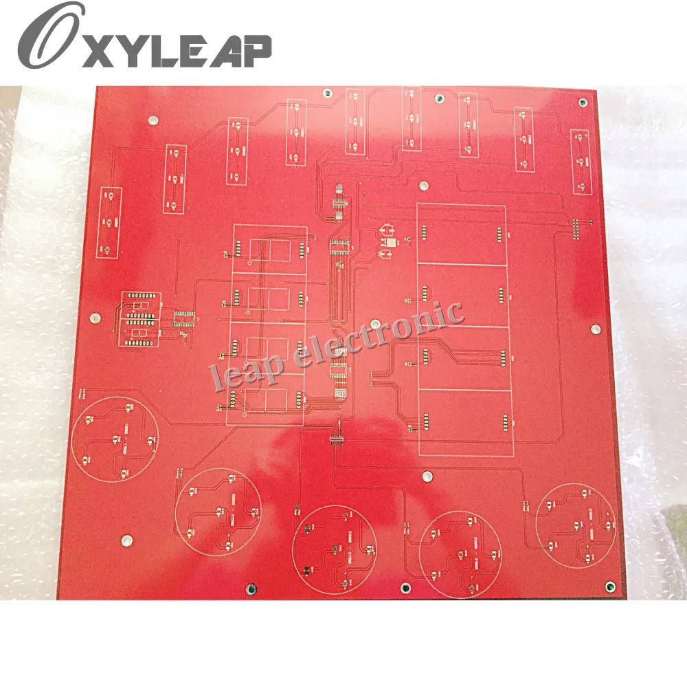 

Vias PCB Red Printed Circuit Board For Machine