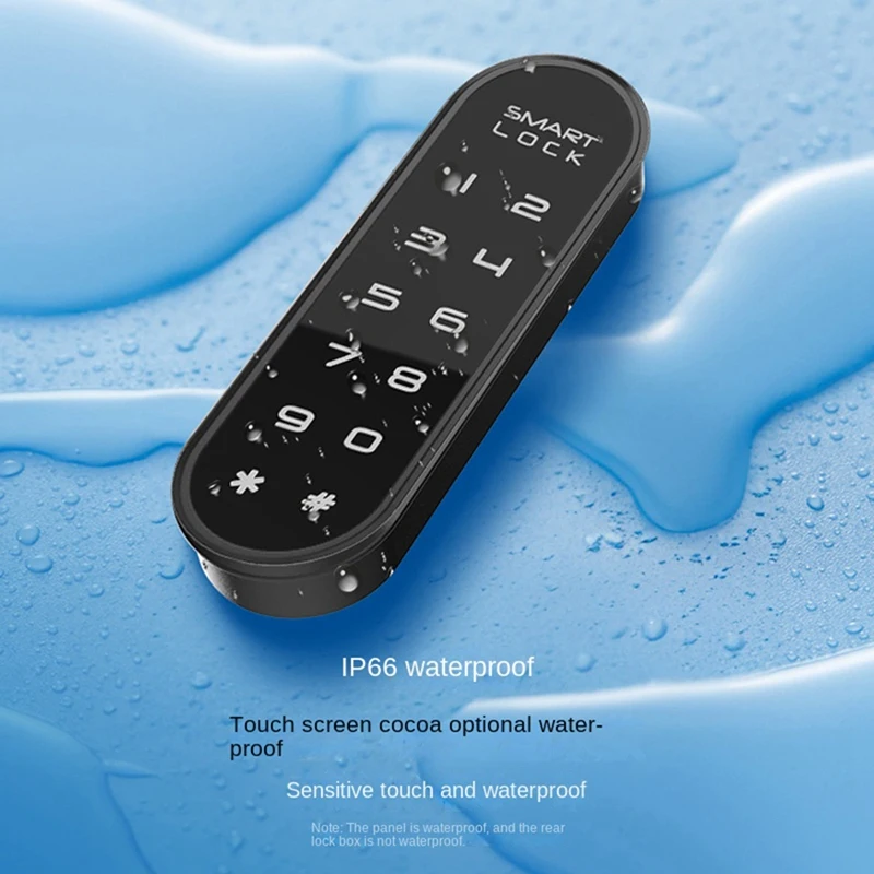 Новый замок с сенсорной клавиатурой и кодом электронный дверной 2 в 1 Умный Замок