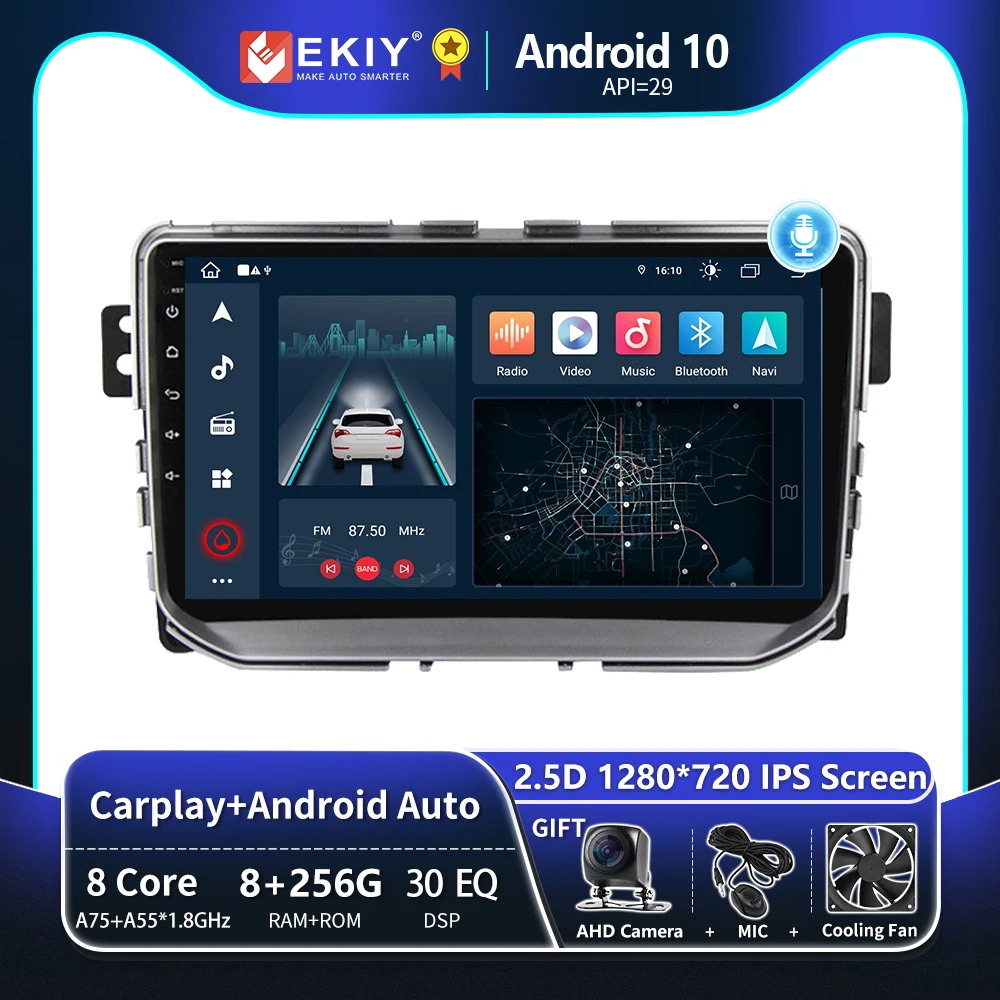 

EKIY T8 8G 256G For Great Wall Haval H2 2014 - 2018 Car Radio Multimedia Video Player Navigation GPS Android Auto BT 2 Din DVD