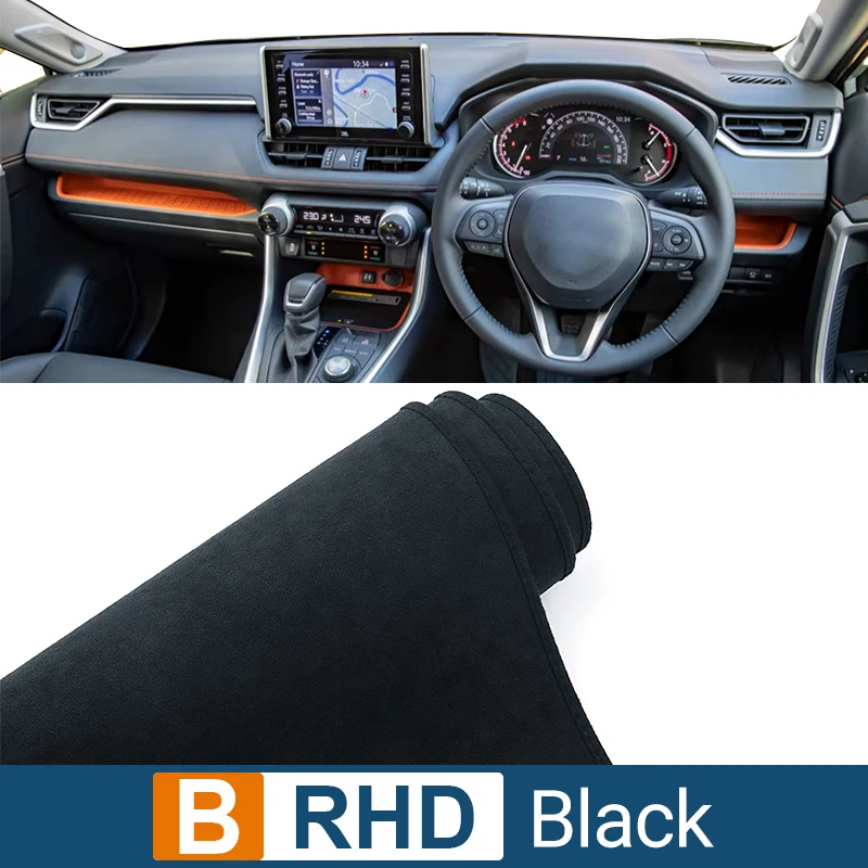 

Для Toyota RAV4 XA50 2019 2020 2021 2022 2023 2024 RAV 4 Гибридный автомобильный чехол на приборную панель Коврики для инструмента Настольные ковры Аксессуары