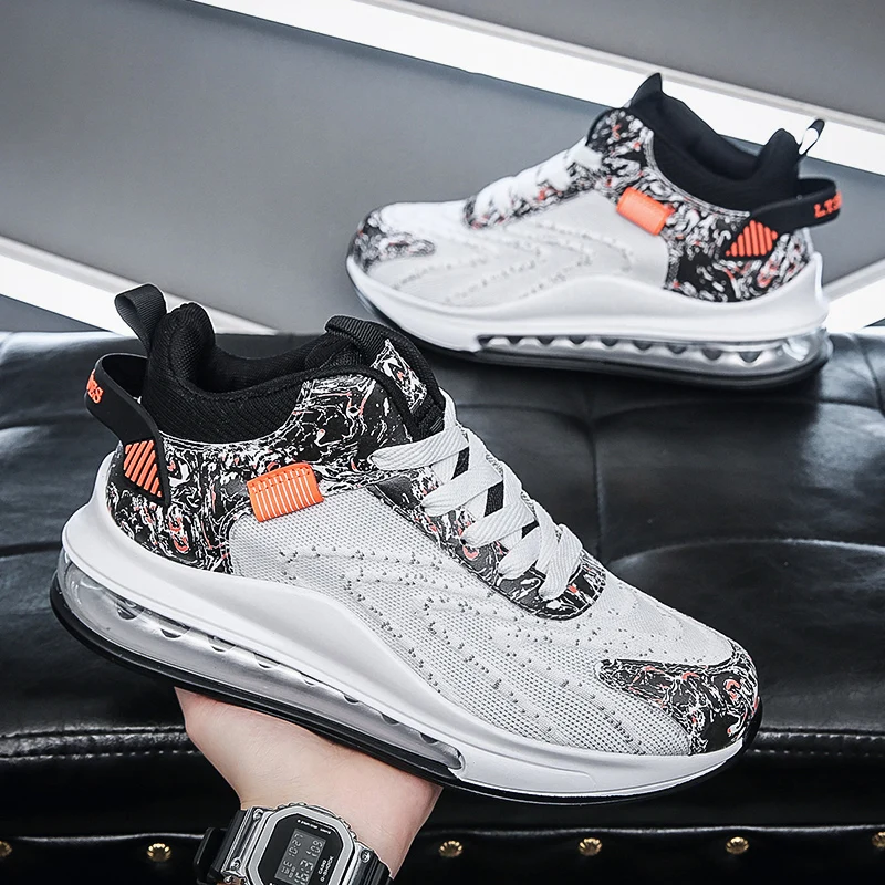 

Men's Shoes Winter 2022 New Men's Casual Running Sports Air Cushion High Breathable Thick Soled Anti-skid Daddy Fashion Shoes